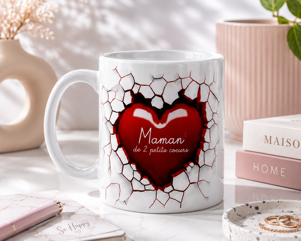 Tasse Maman cœur