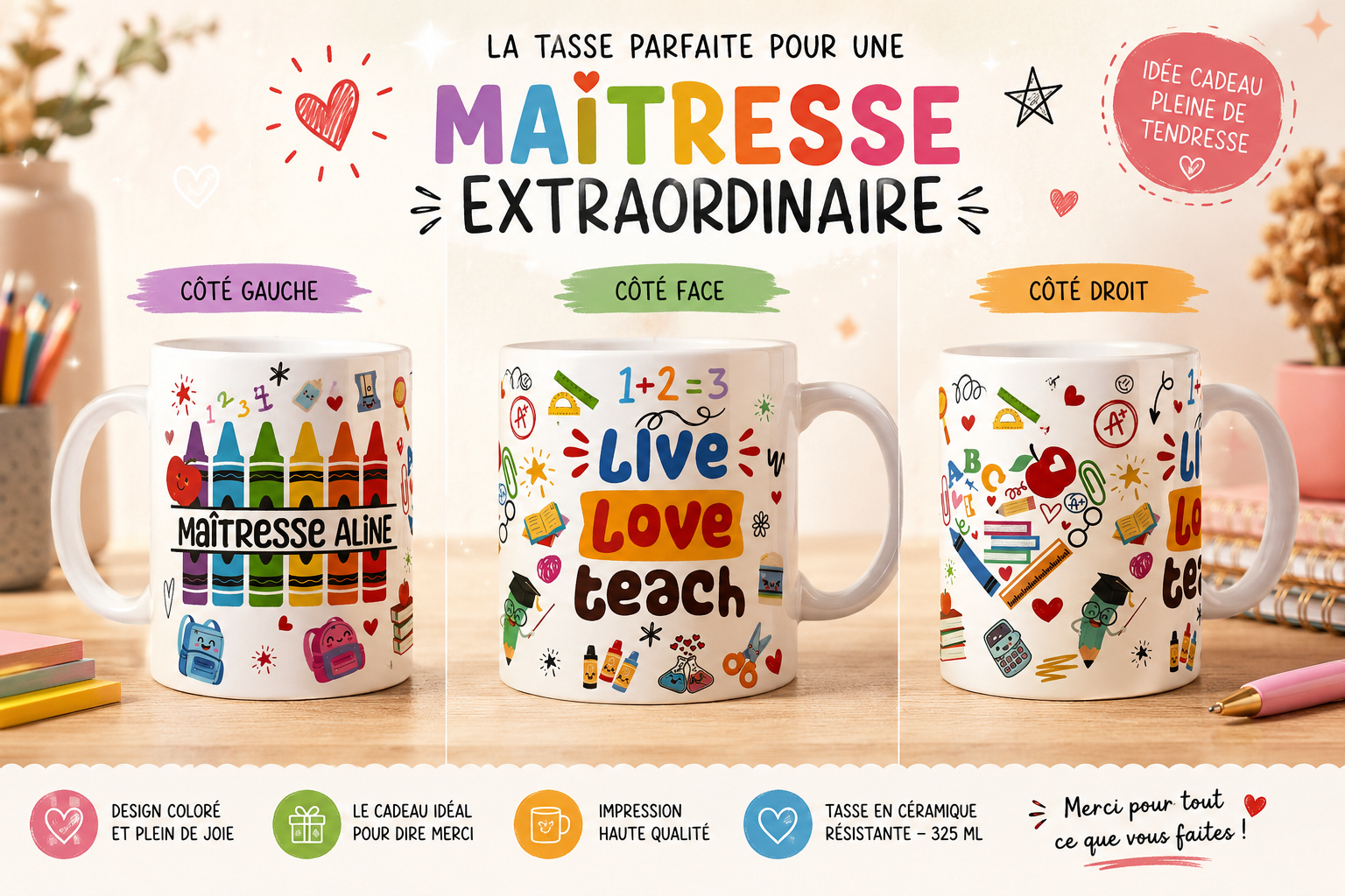 Tasse Crayons
