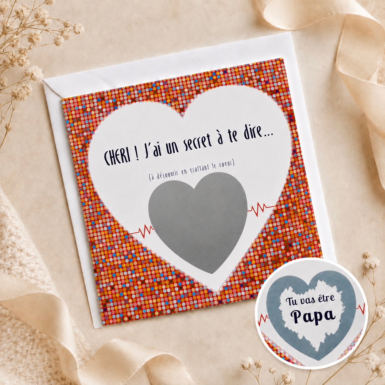 Carte à gratter – Papa