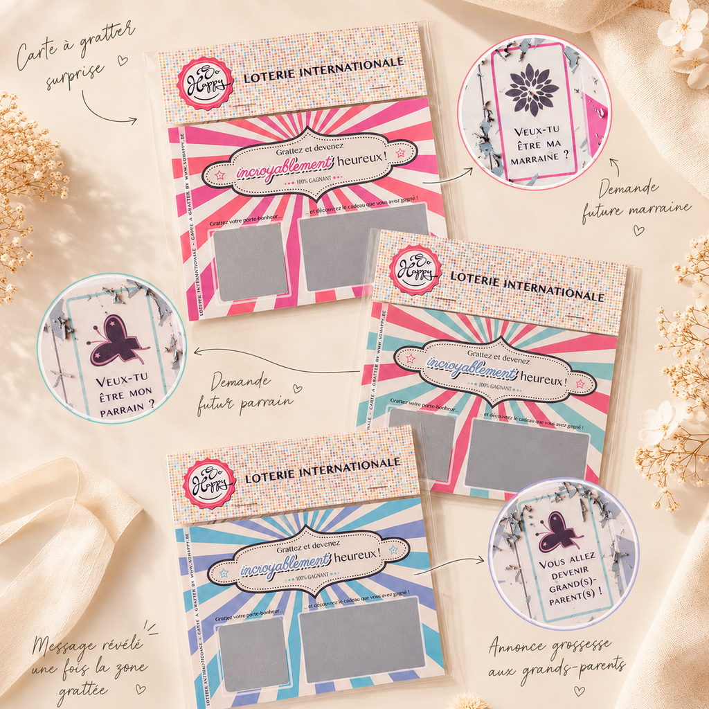 Carte à gratter – Marraine