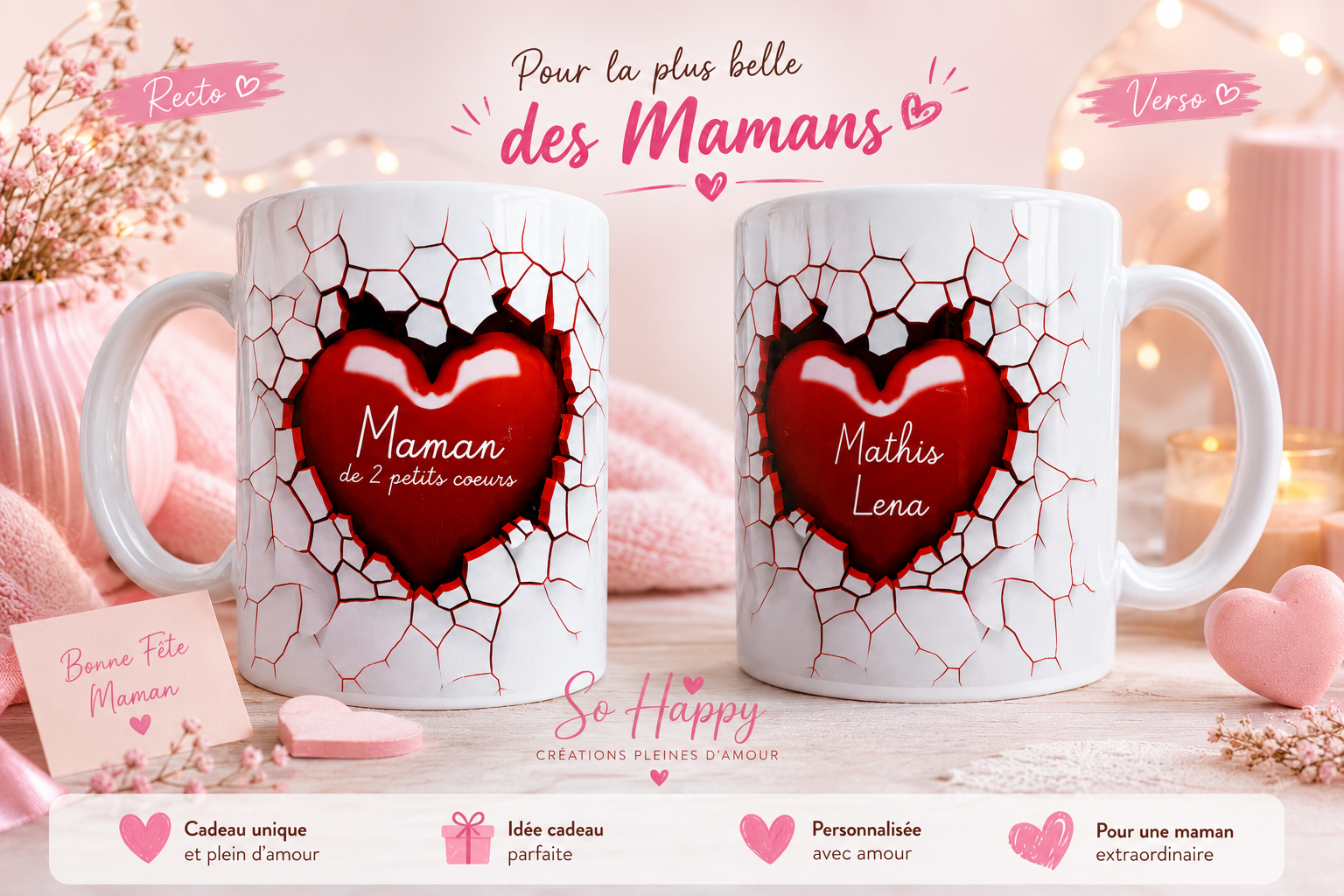 Tasse Maman cœur