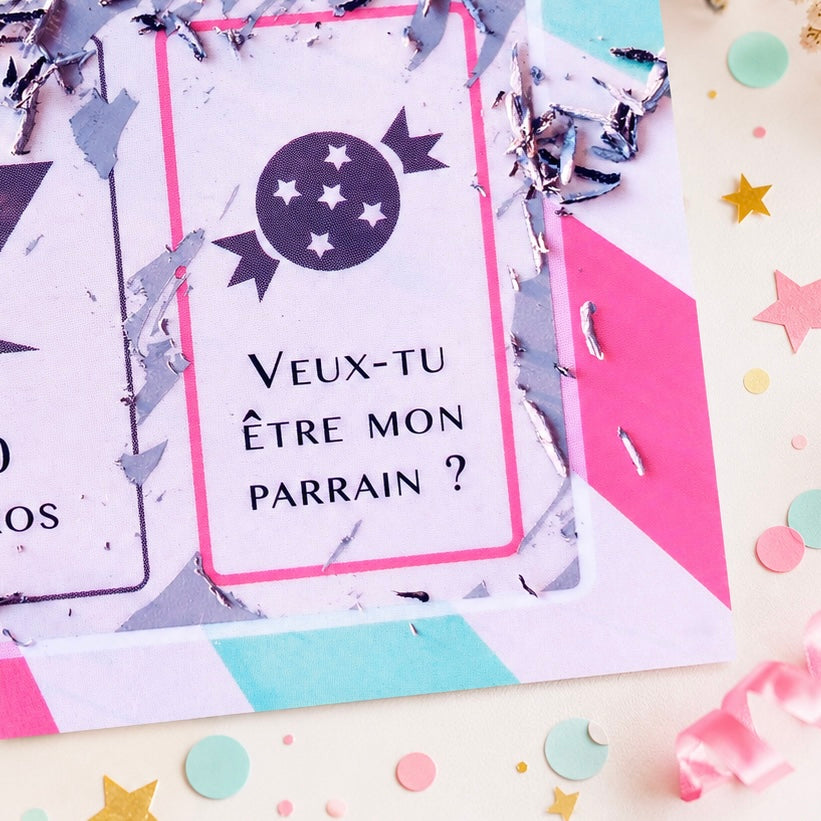 Carte à gratter – Parrain