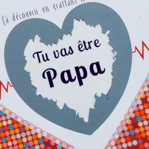 Carte à gratter – Papa