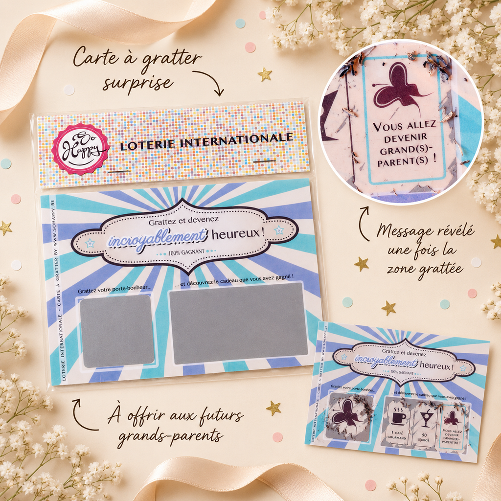 Carte à gratter – Grands-parents