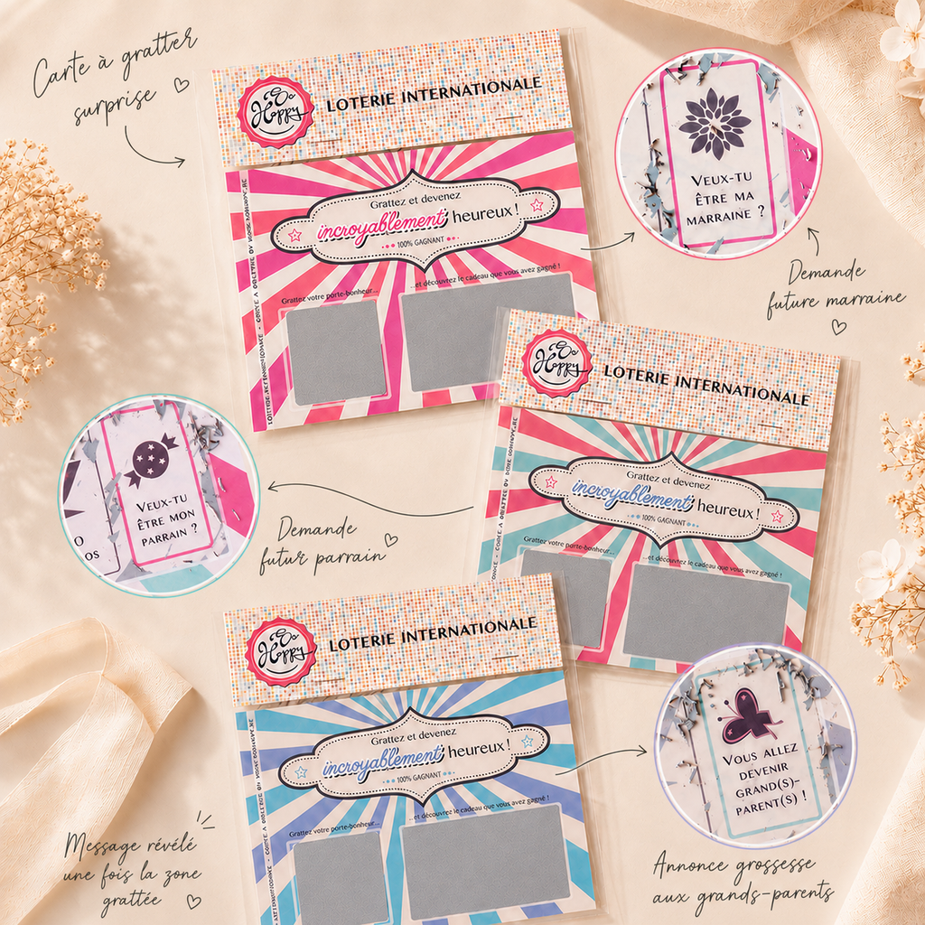 Carte à gratter – Grands-parents