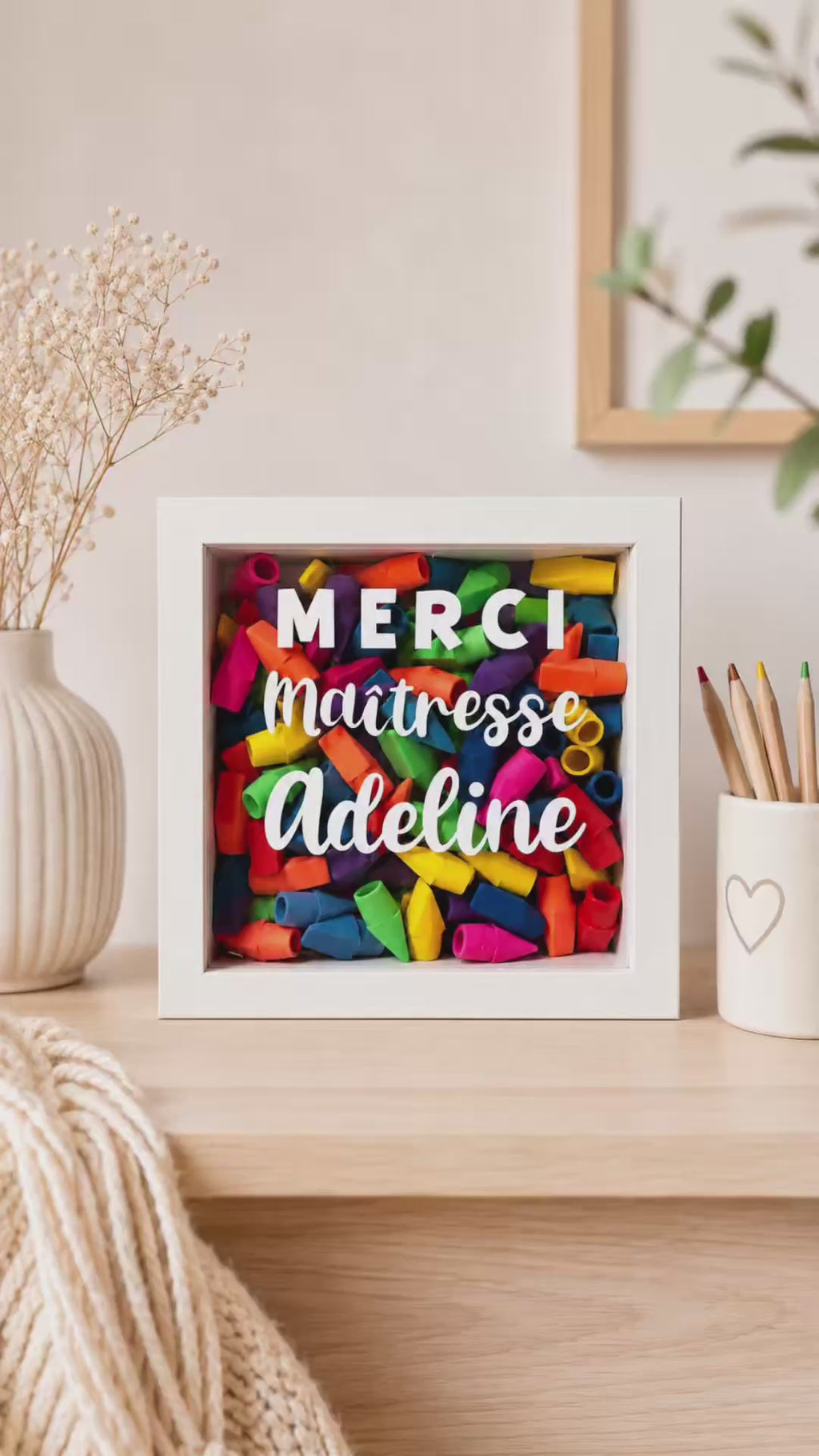 Cadre Merci Maîtresse